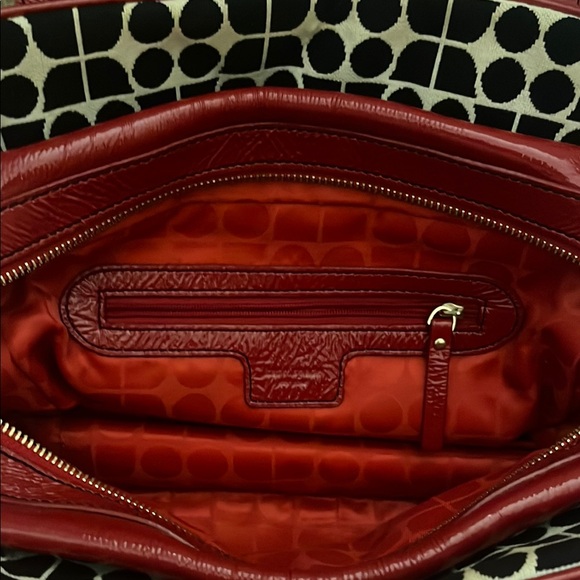 Kate Spade Red and Black Wallet with Geometric Design - Picture 3 of 6